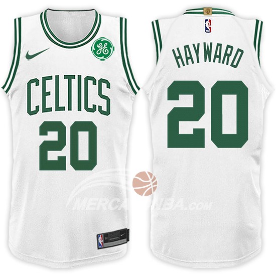 Maglia NBA Gordon Hayward Boston Celtics 2017-18 Bianco